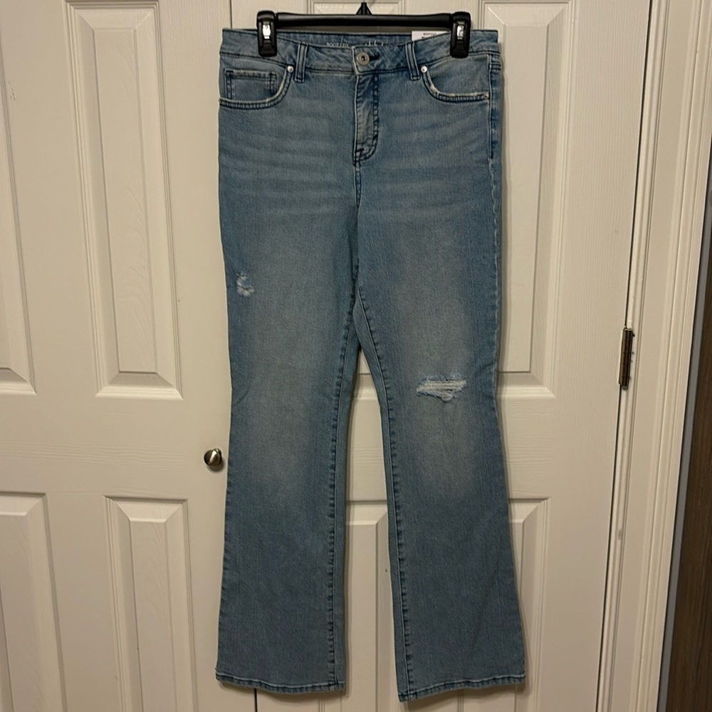 Style & Co Bootcut Distressed Jeans